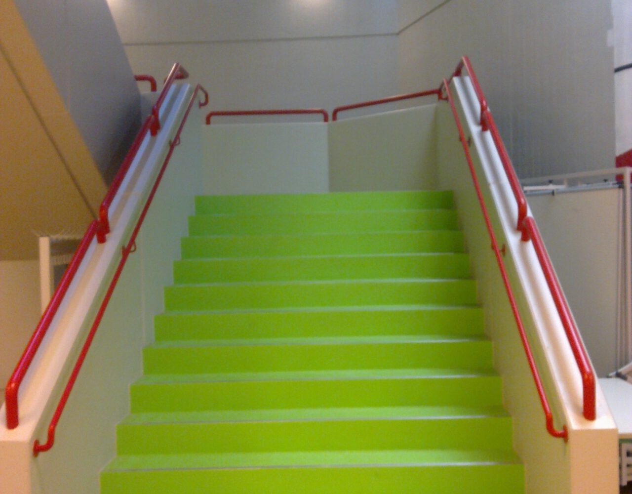 Treppe Schulgebäude